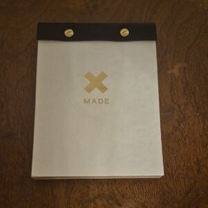BestMade Notepad with Gold Logo - Cream & Black